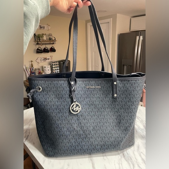 Michael Kors Blue Tote Bag and Wallet Set - Picture 6 of 12